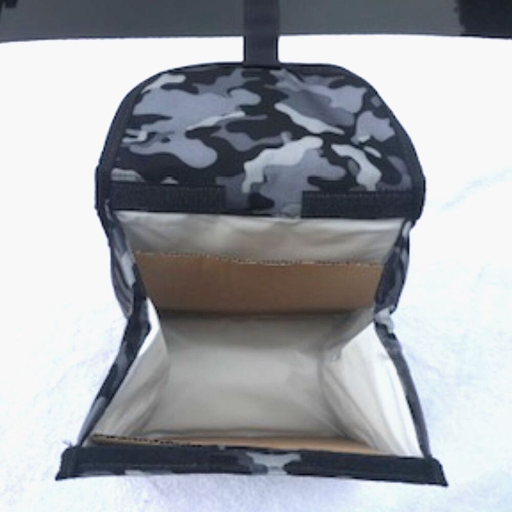 Freezable Lunch Bag - Camo w/ Gel-Lined Walls & Zip Closure - Freezes Overnight